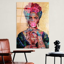 Wallity UV-722 Cuadro Decorativo Multicolor en Vidrio Templado 70 x 100 cm